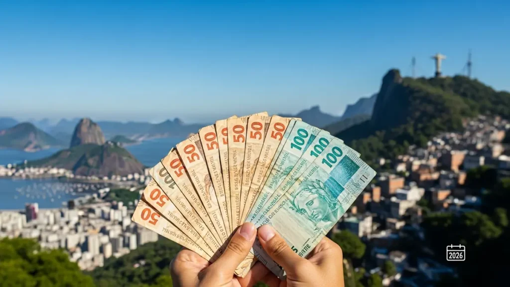 Salário mínimo do Rio de Janeiro em 2026