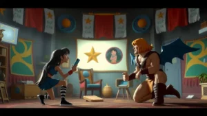 Como a animação de He-Man era produzida nos estúdios da Filmation