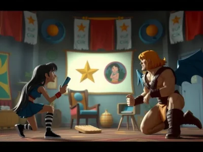 Como a animação de He-Man era produzida nos estúdios da Filmation